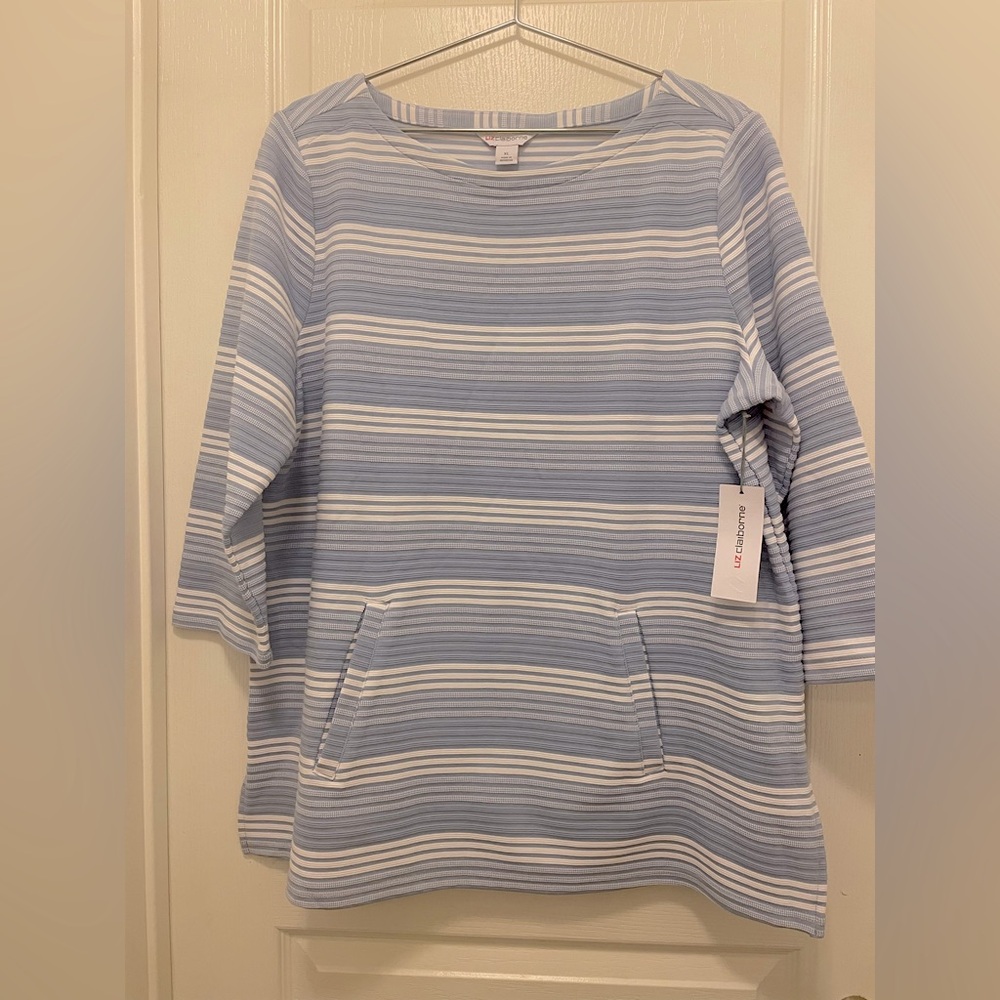 New Liz Claiborne Woman Top sweater / Tunic / size Xl